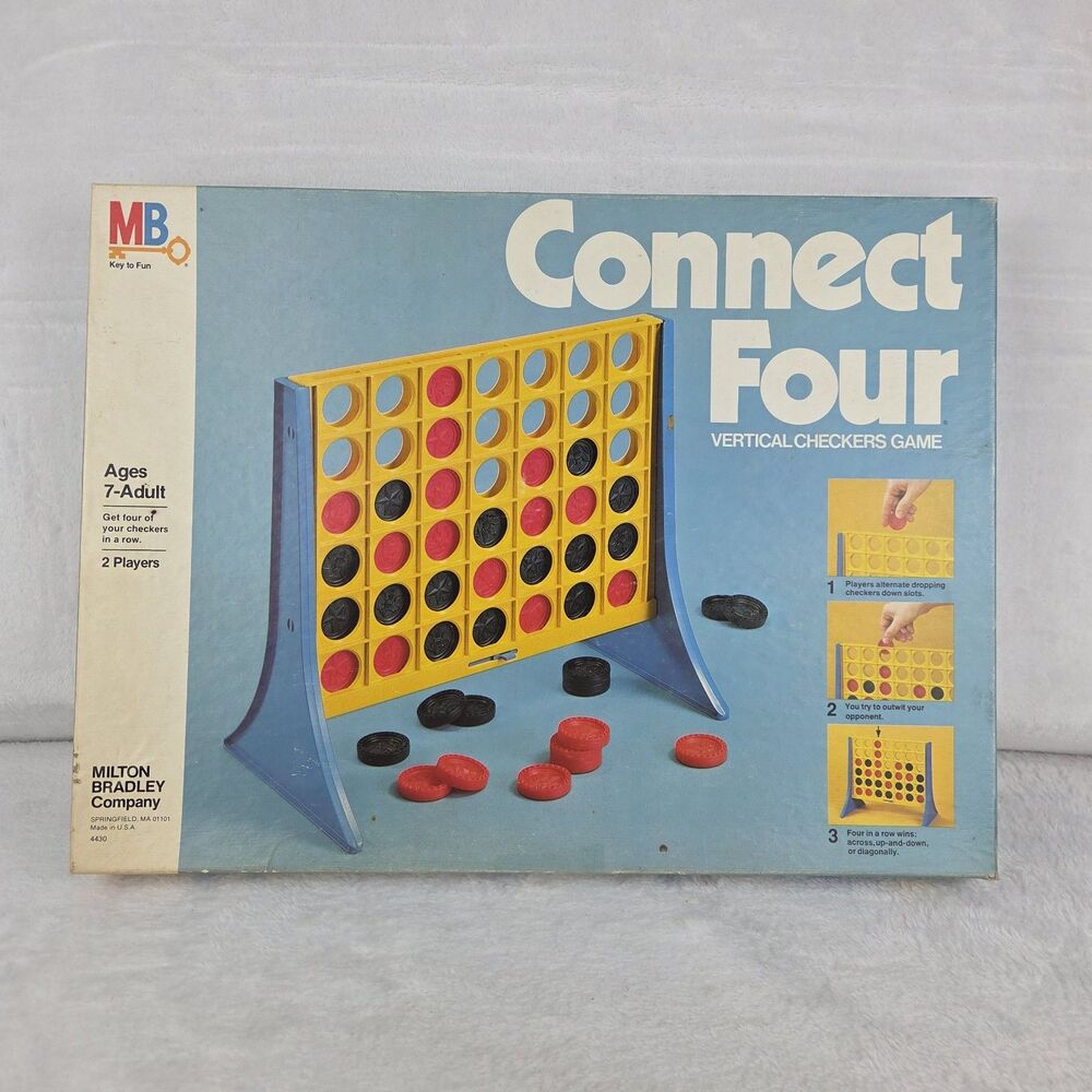 Vintage 1979 Connect Four Game Complete w/ Inserts